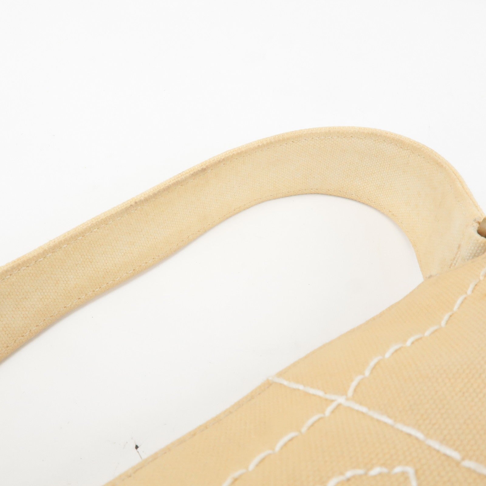 Chanel Wild Stitch Shoulder Bag - Beige, Canvas