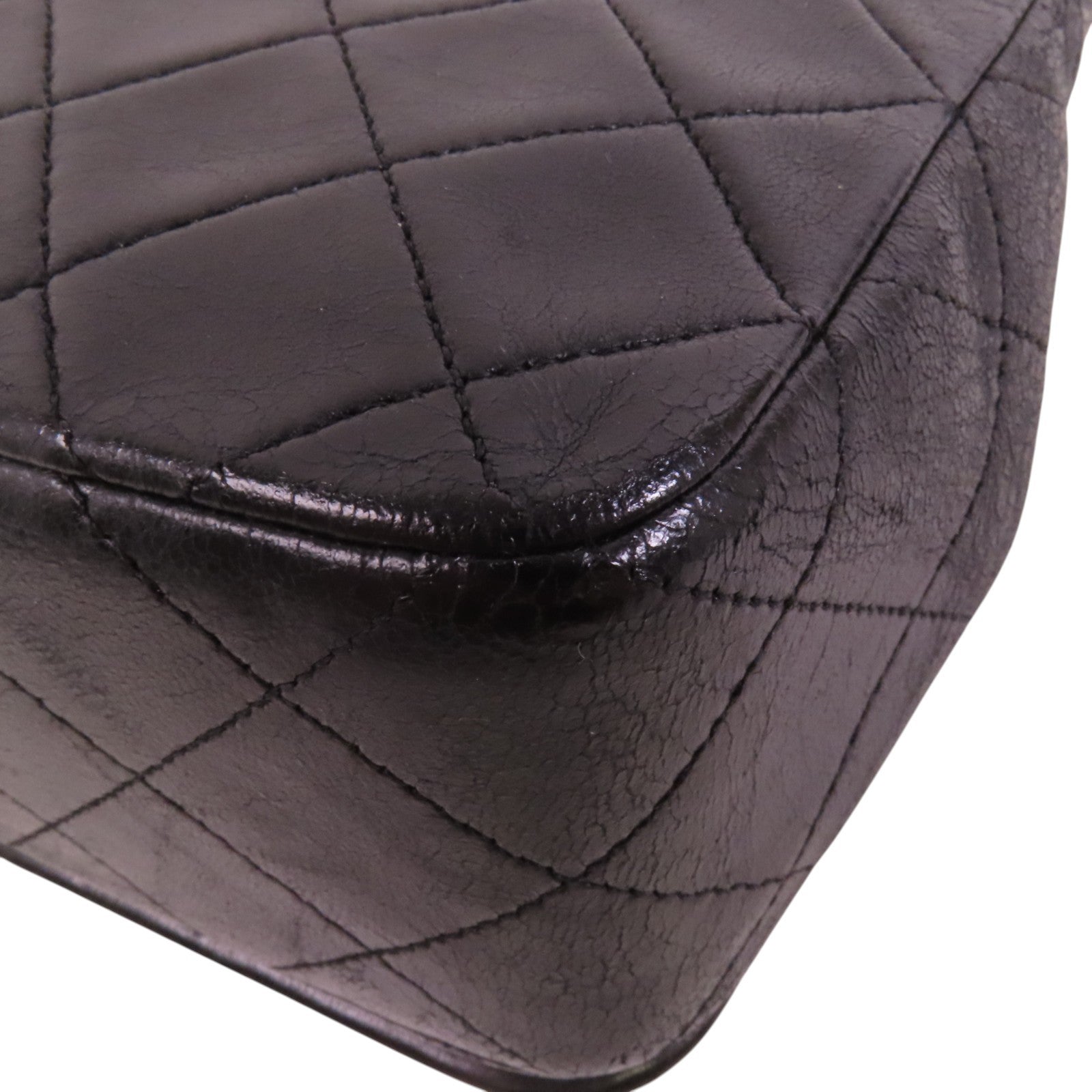 CHANEL CC GHW Shoulder Bag - Black, Lambskin