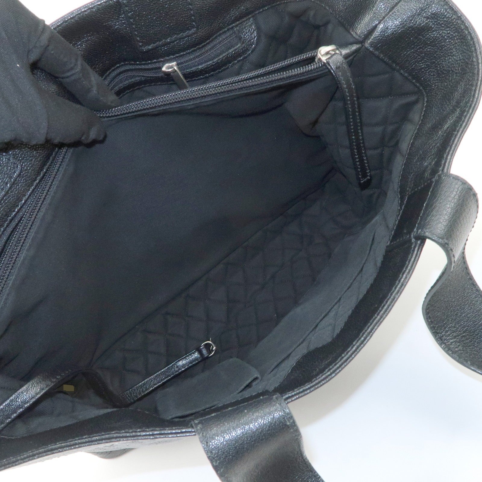 Chanel Coco Mark Tote Bag - Black, Calf Leather