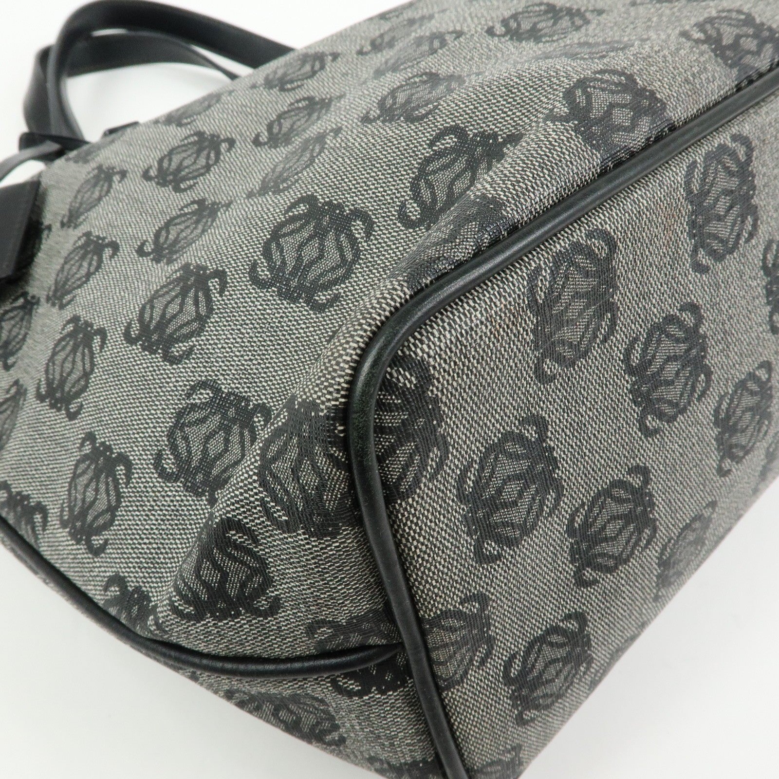 Loewe Anagram Tote Bag - Black, PVC Coating Canvas and Leather