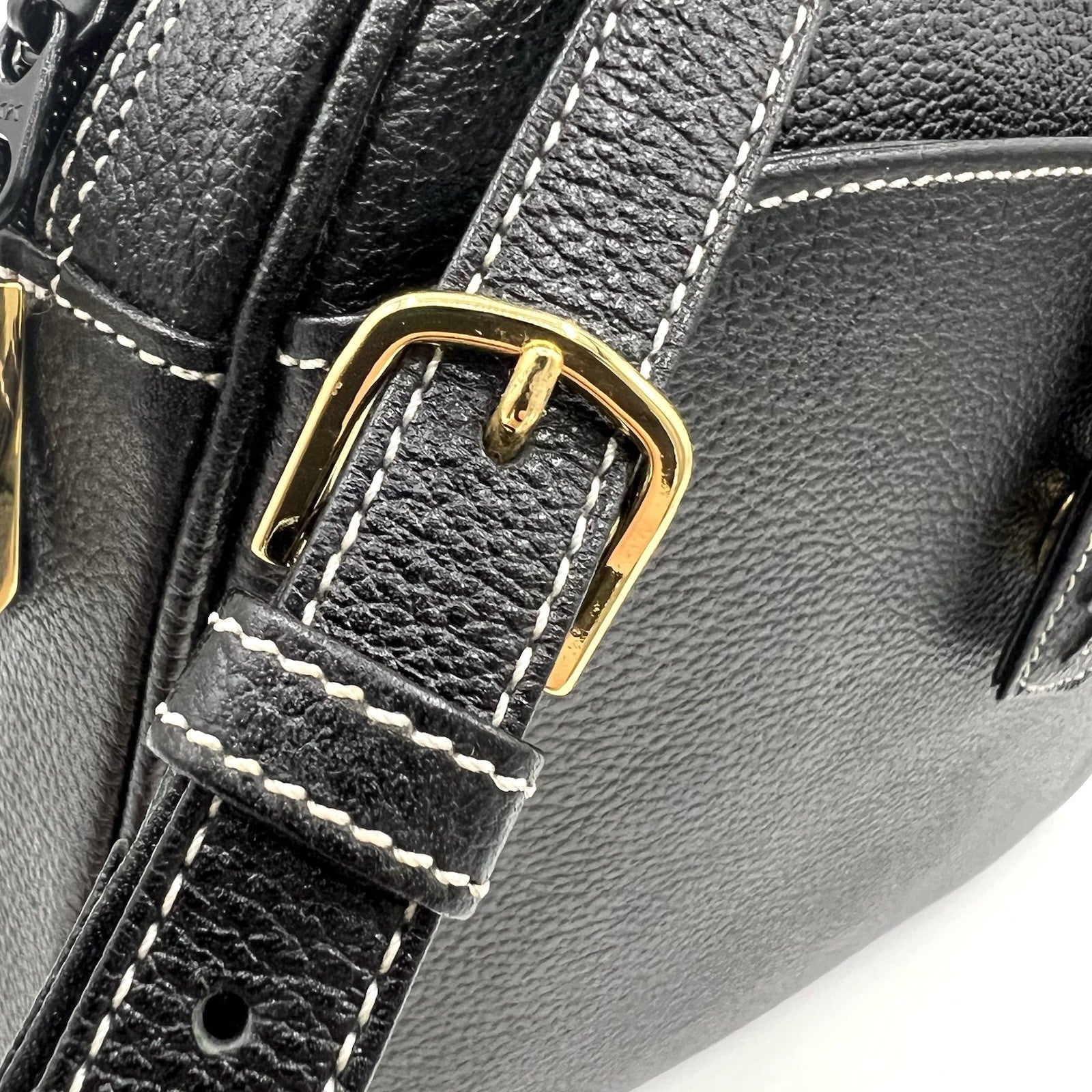 Saint Laurent Yves Shoulder Bag - Black, Leather
