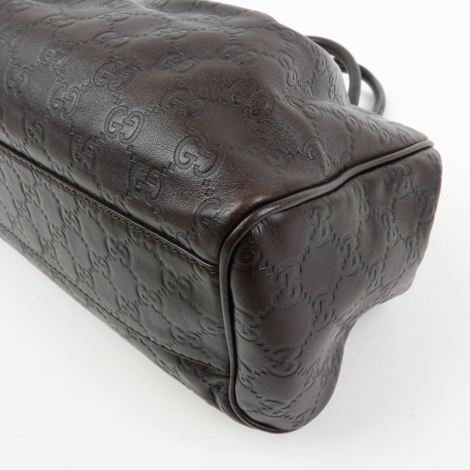 Gucci Sukey Tote Bag - Dark Brown, Guccissima Leather