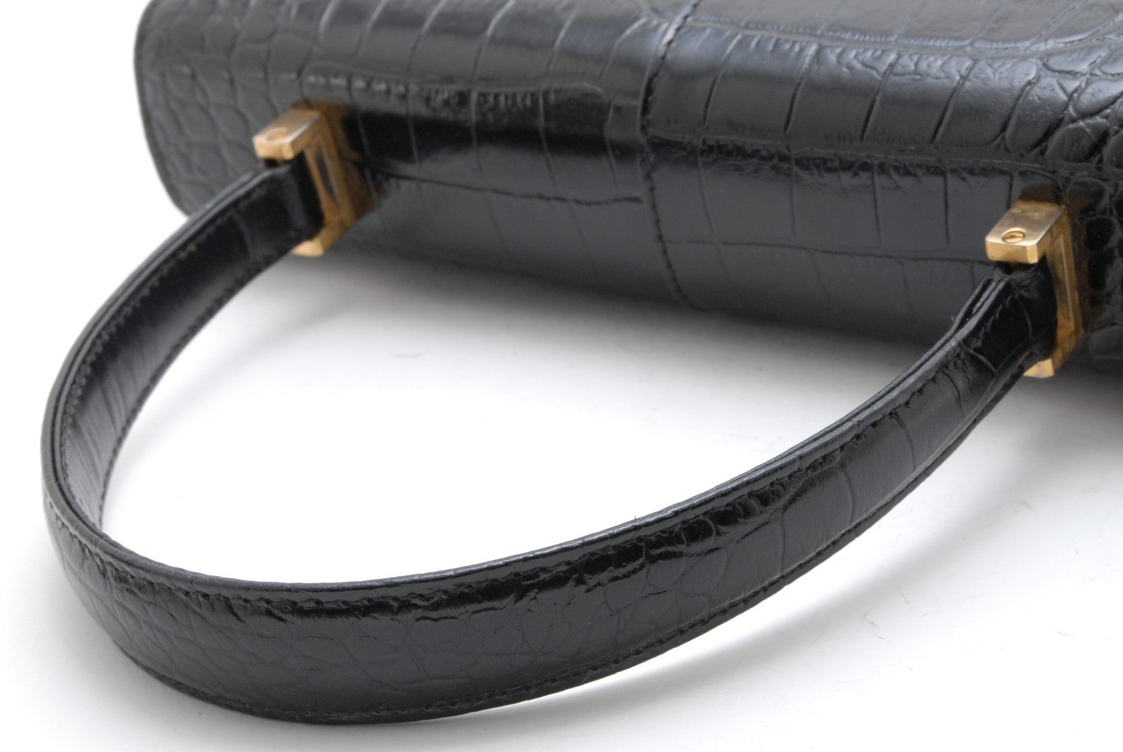 Yves Saint Laurent YSL Top Handle Bag - Black, Leather