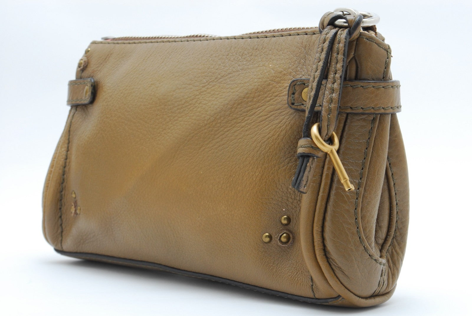 Chloé Paddington Pouch Clutch - Beige, Leather
