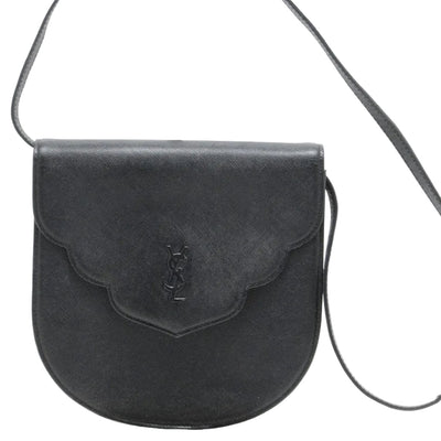 Saint Laurent Yves Saint Laurent Crossbody Shoulder Bag - Black, Leather