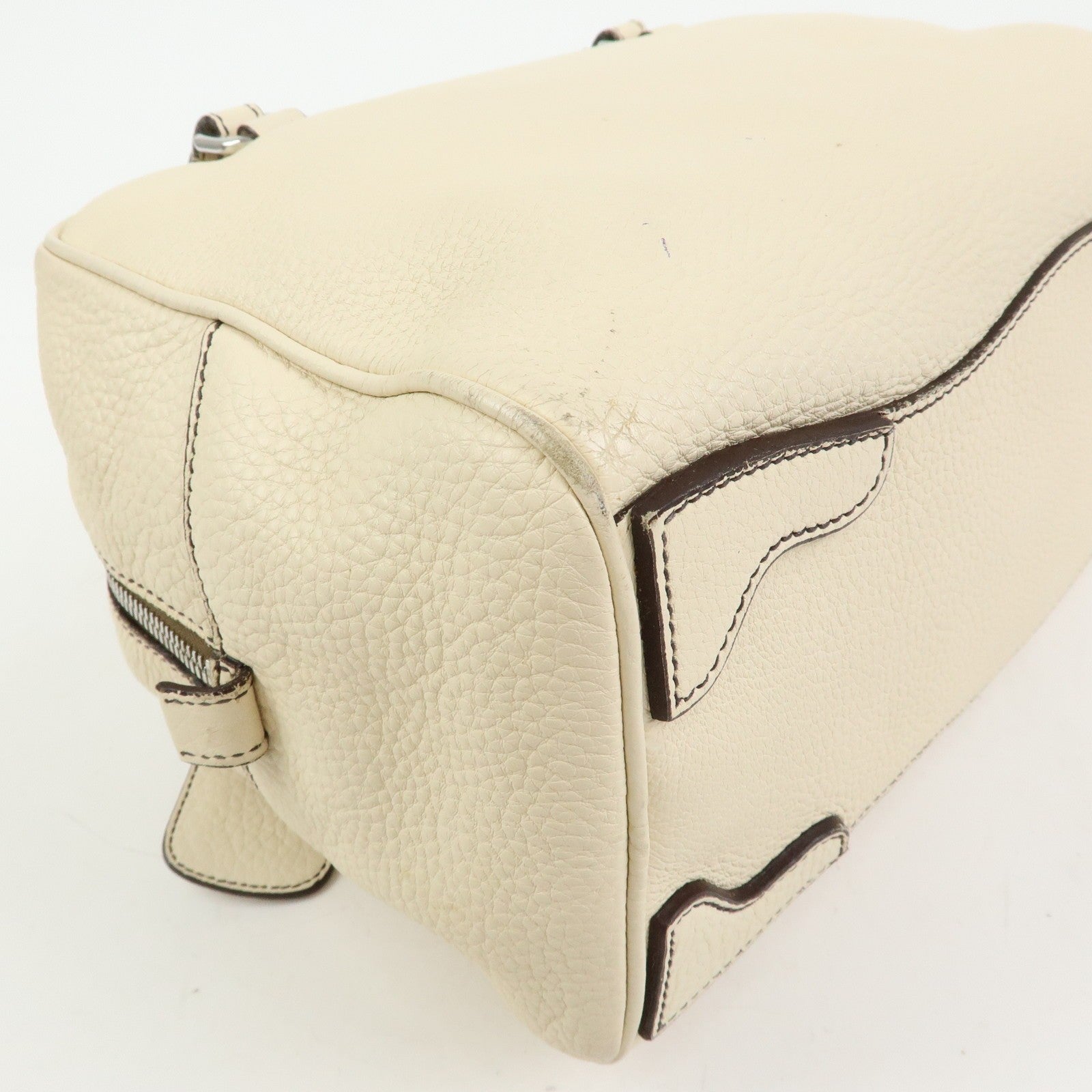 Prada Boston Bag - Ivory, Vitello Daino Leather