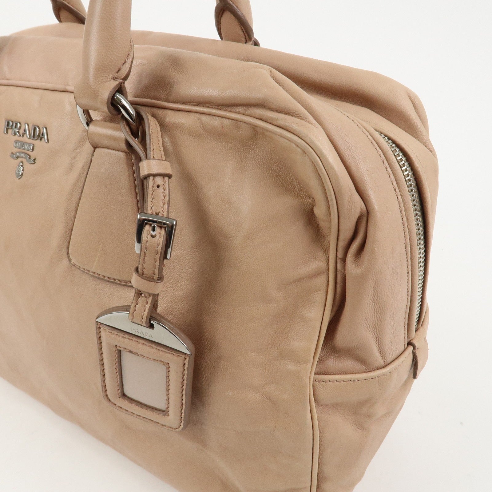 Prada Shoulder Bag - Pink Beige, Leather
