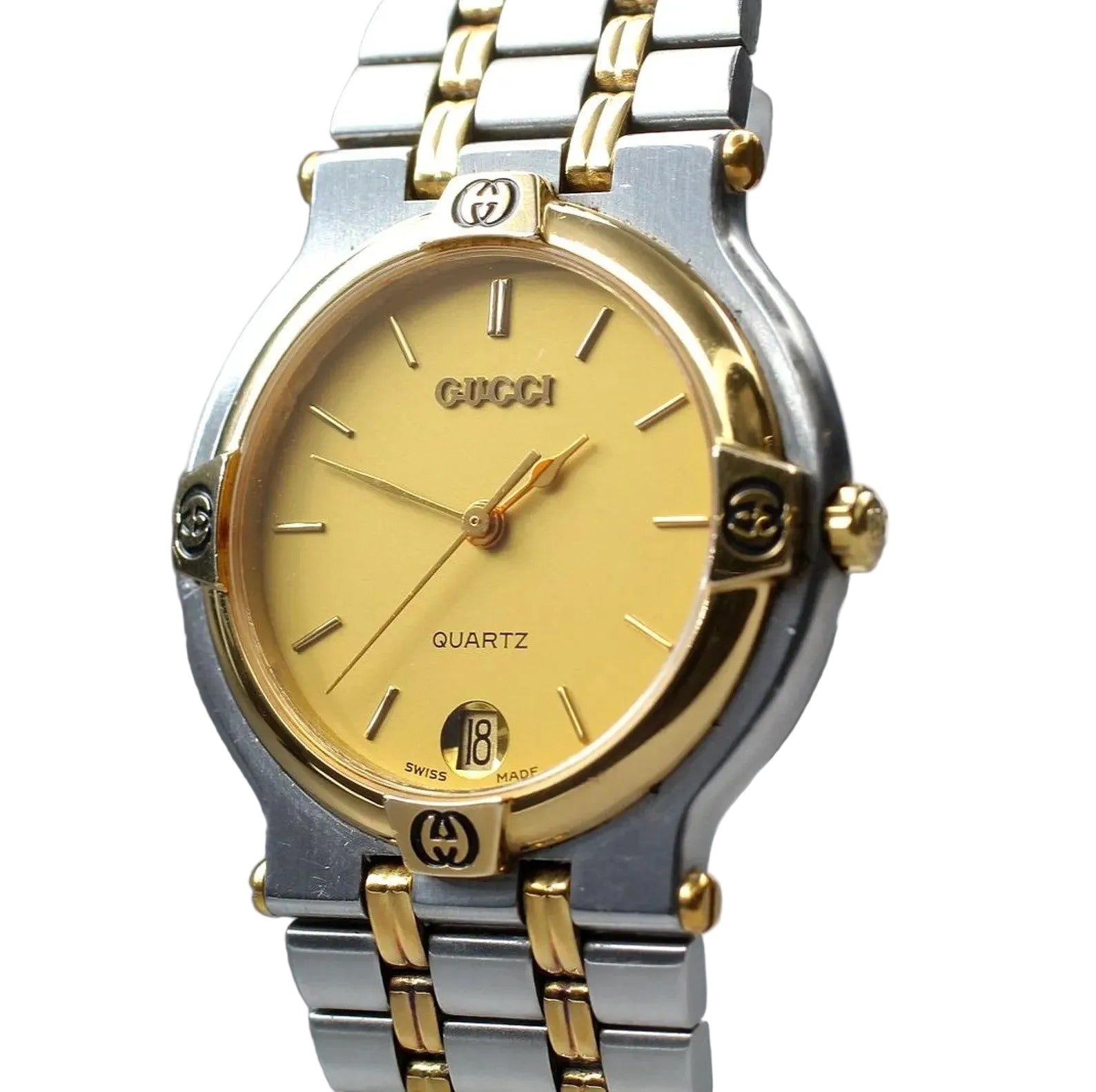Gucci 9000M Watch - Gold, Stainless Steel