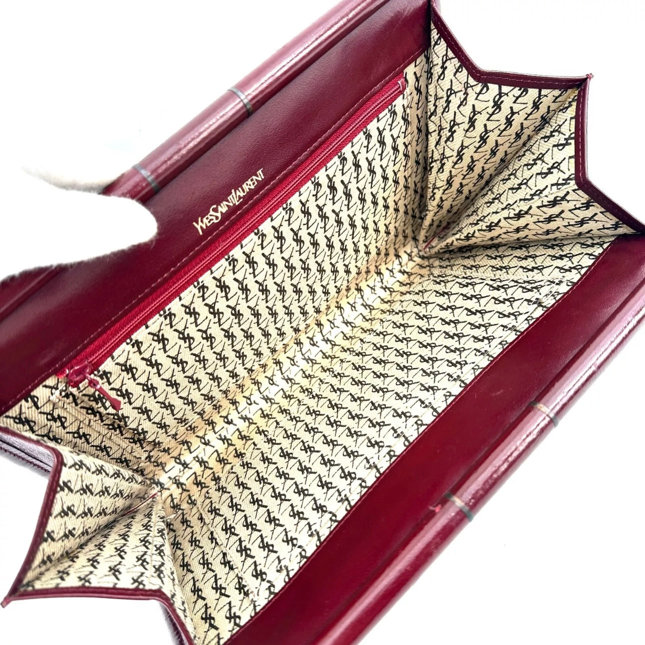 SAINT LAURENT Clutch Leather bag