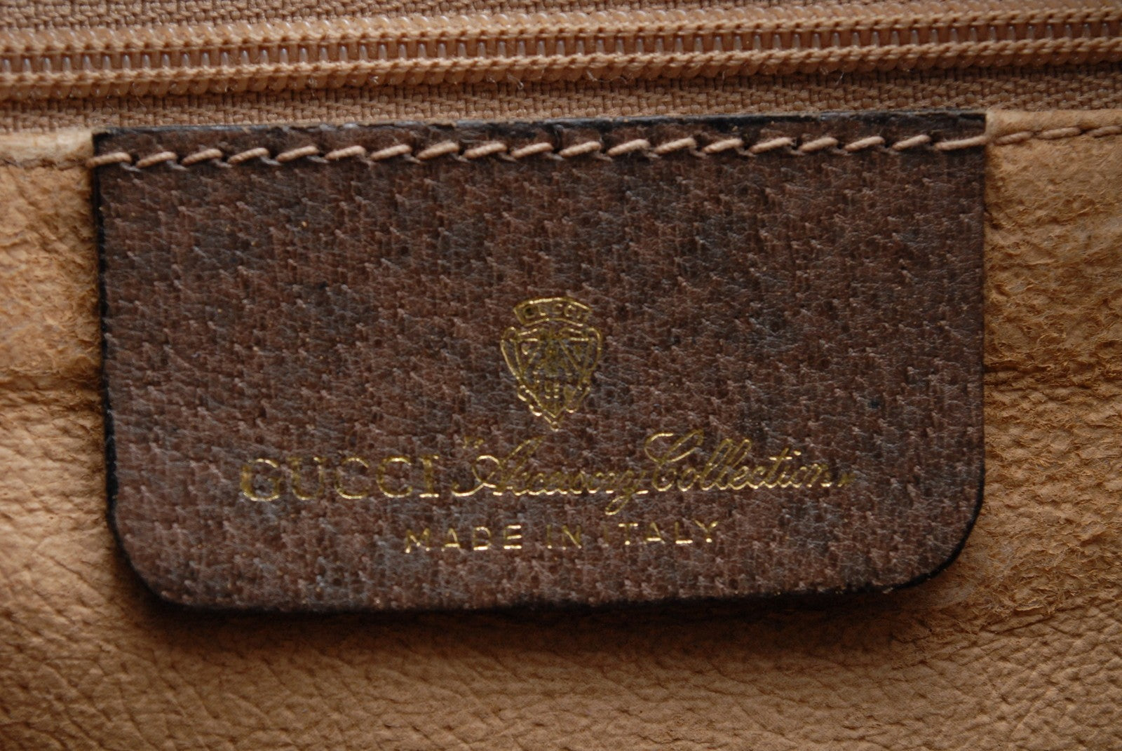 Gucci Guuci GG Supreme Boston Bag - Beige Brown, PVC Leather