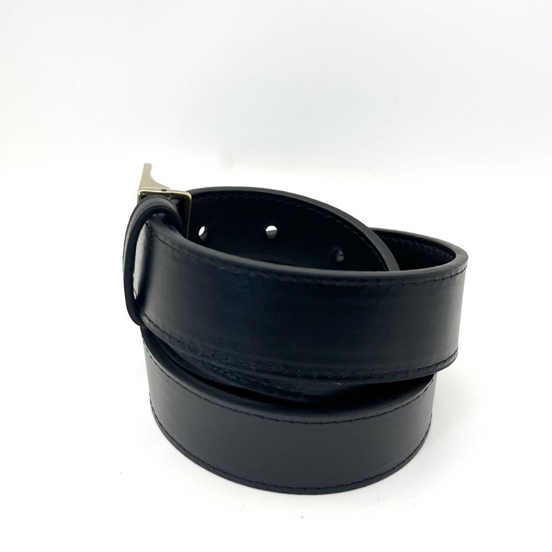 Chanel Coco Mark Belt - Black x Gold, Metal