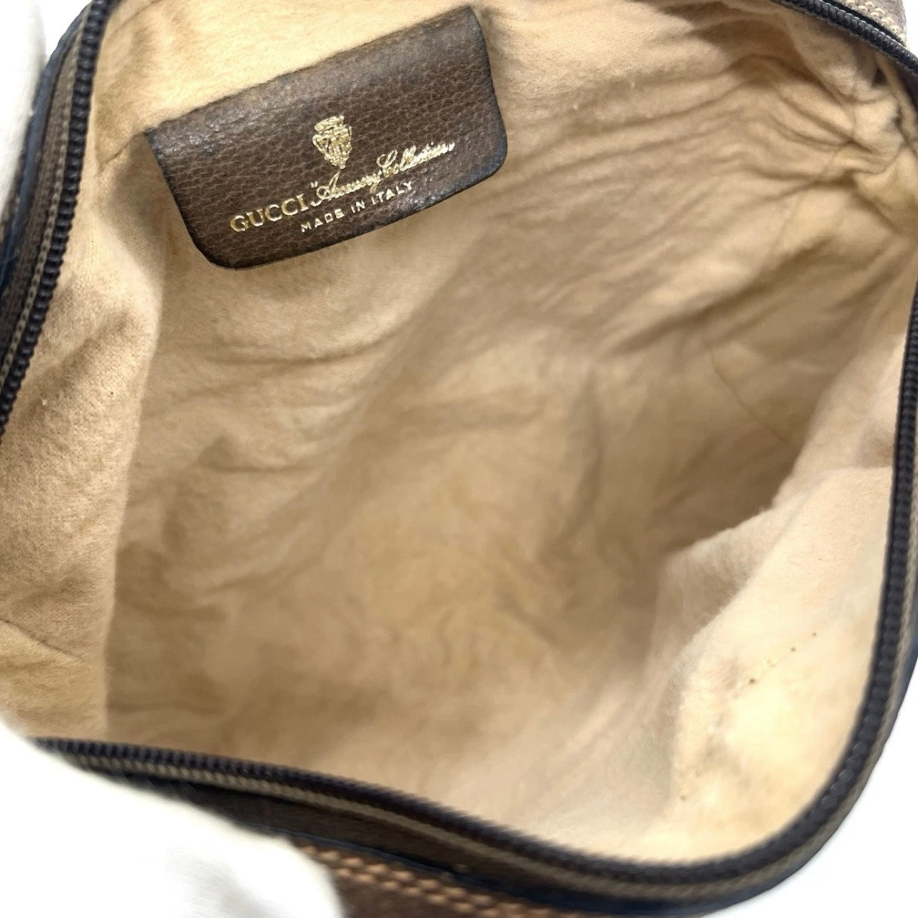 Gucci GG Leather Sherry Line Clutch