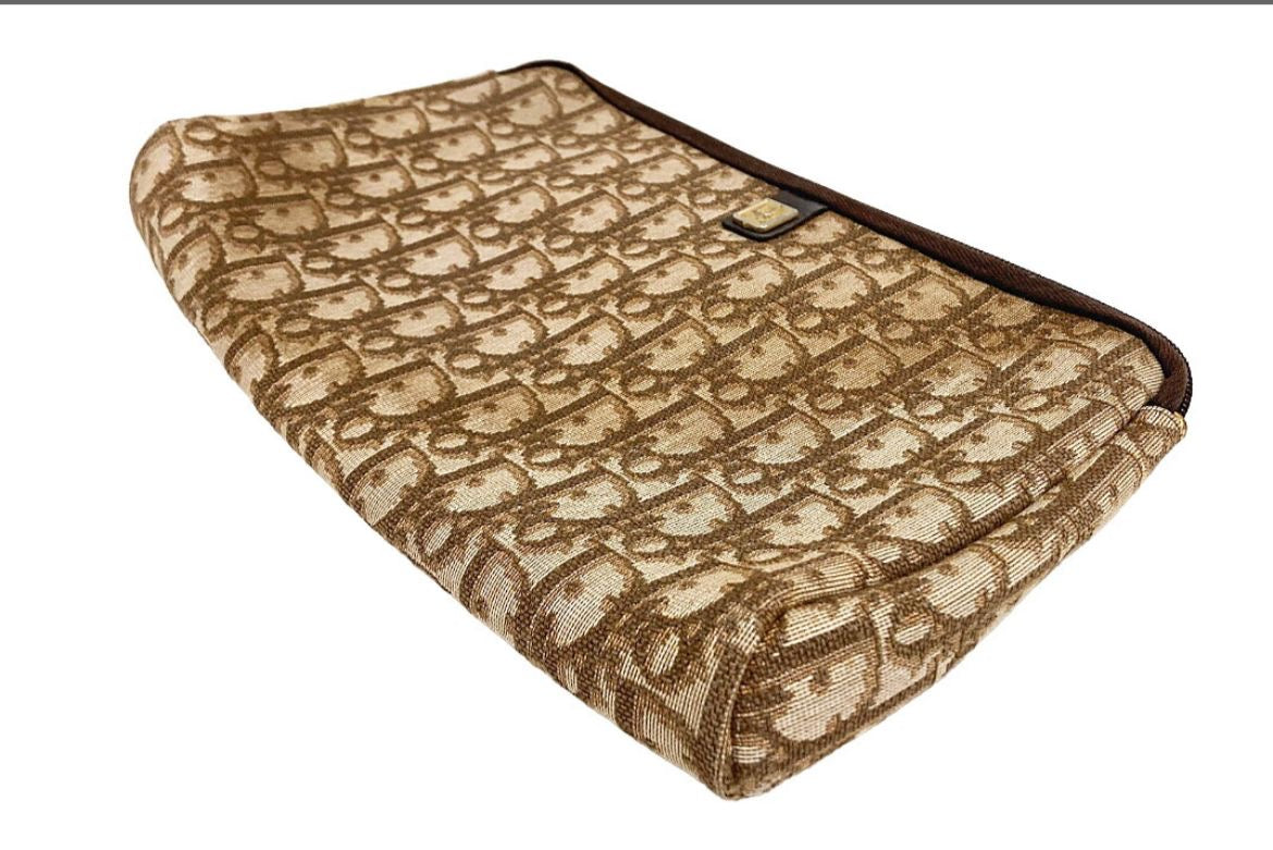 Dior vintage brown clutch