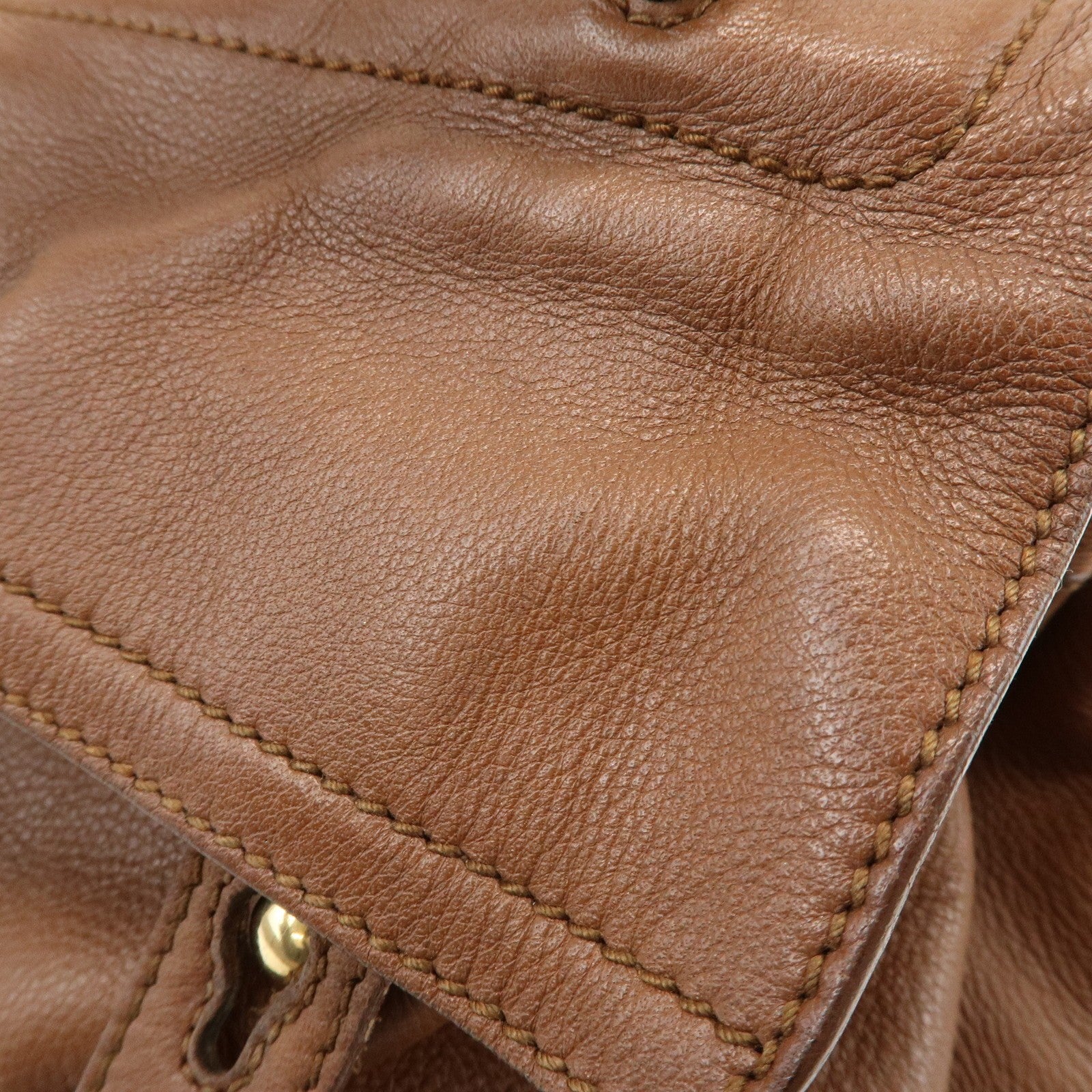 Saint Laurent Muse Two Hand Bag - Brown, Leather Canvas