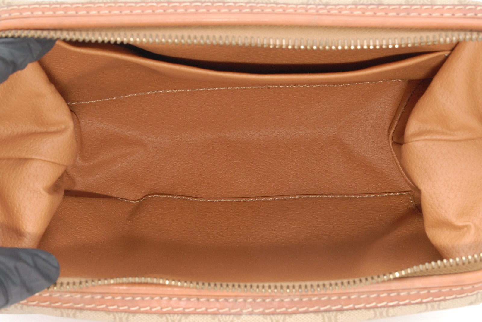 Celine C Charm Clutch Bag - Beige, PVC