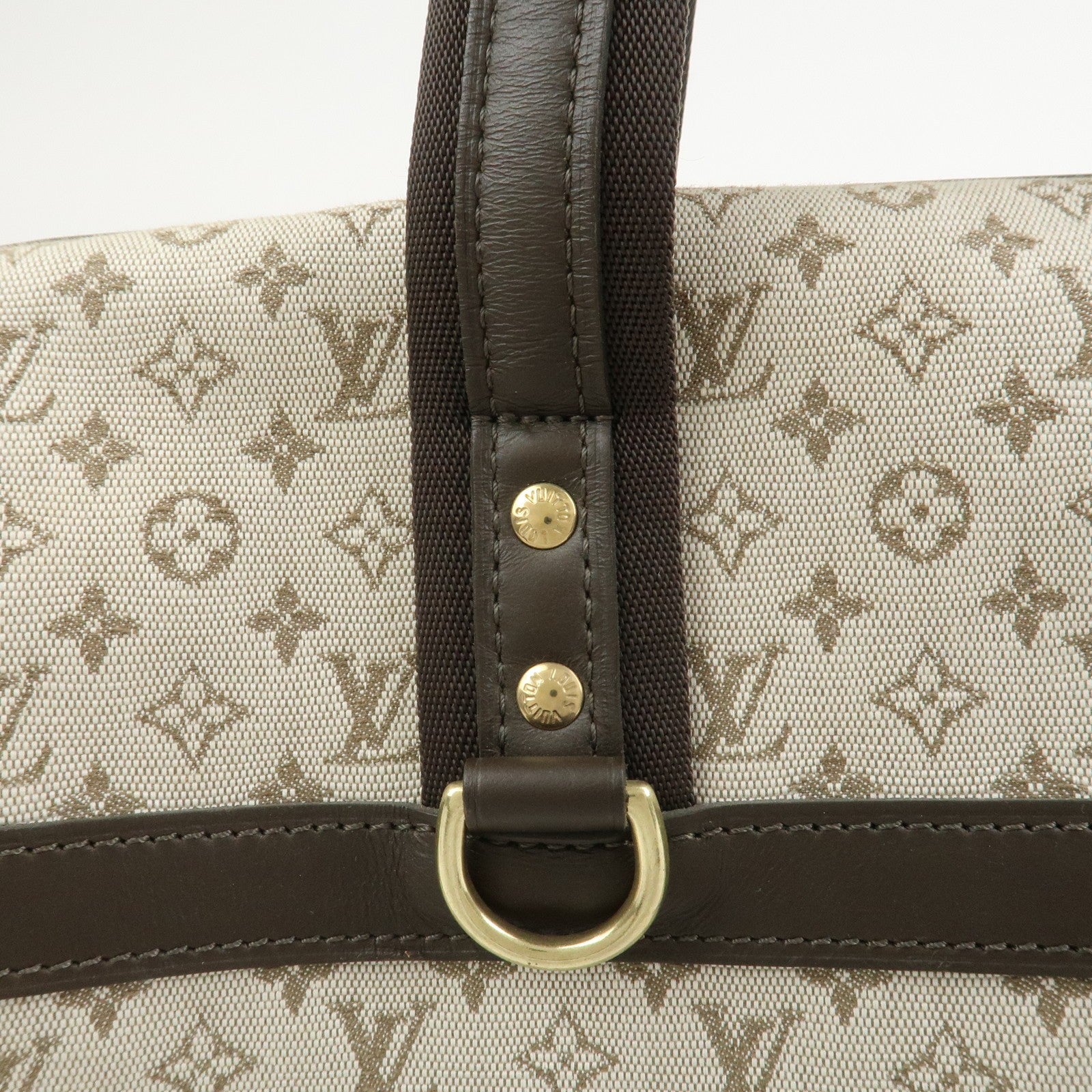 Louis Vuitton Boston Bag - Khaki, Monogram Mini Canvas