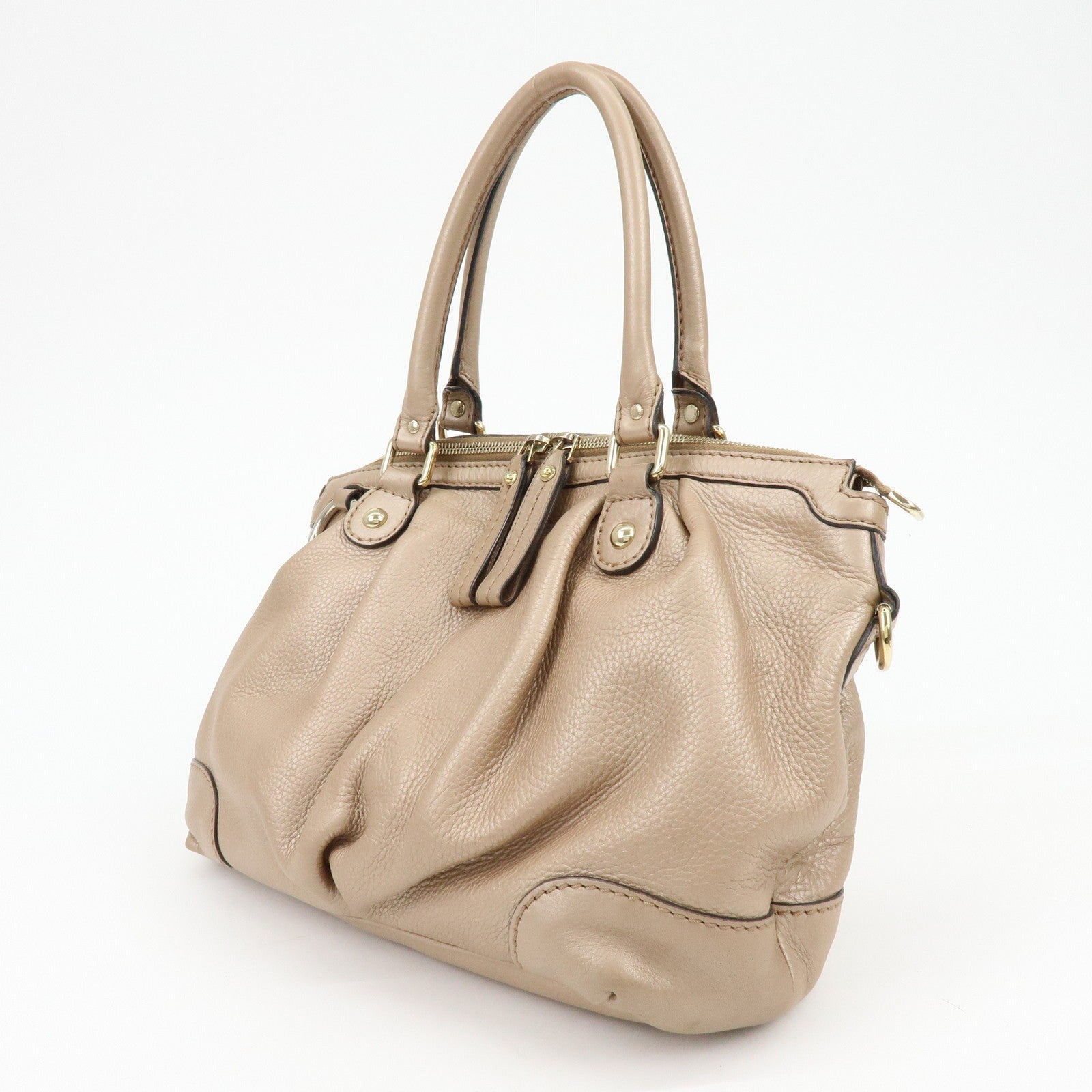Gucci 2Way Bag - Champagne Gold, Leather