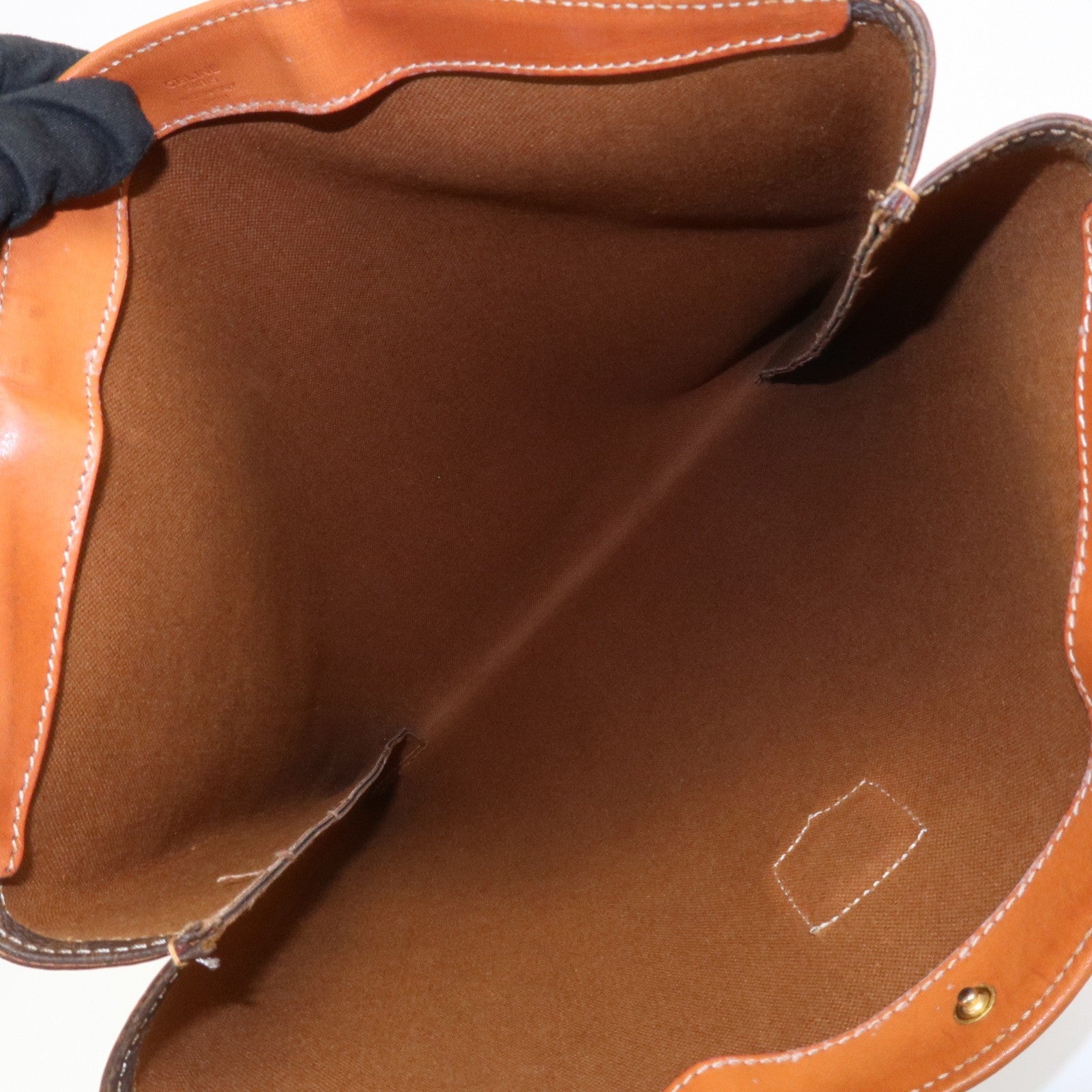 Celine Macadam Tote Bag - Brown, PVC Coated Canvas and Leather