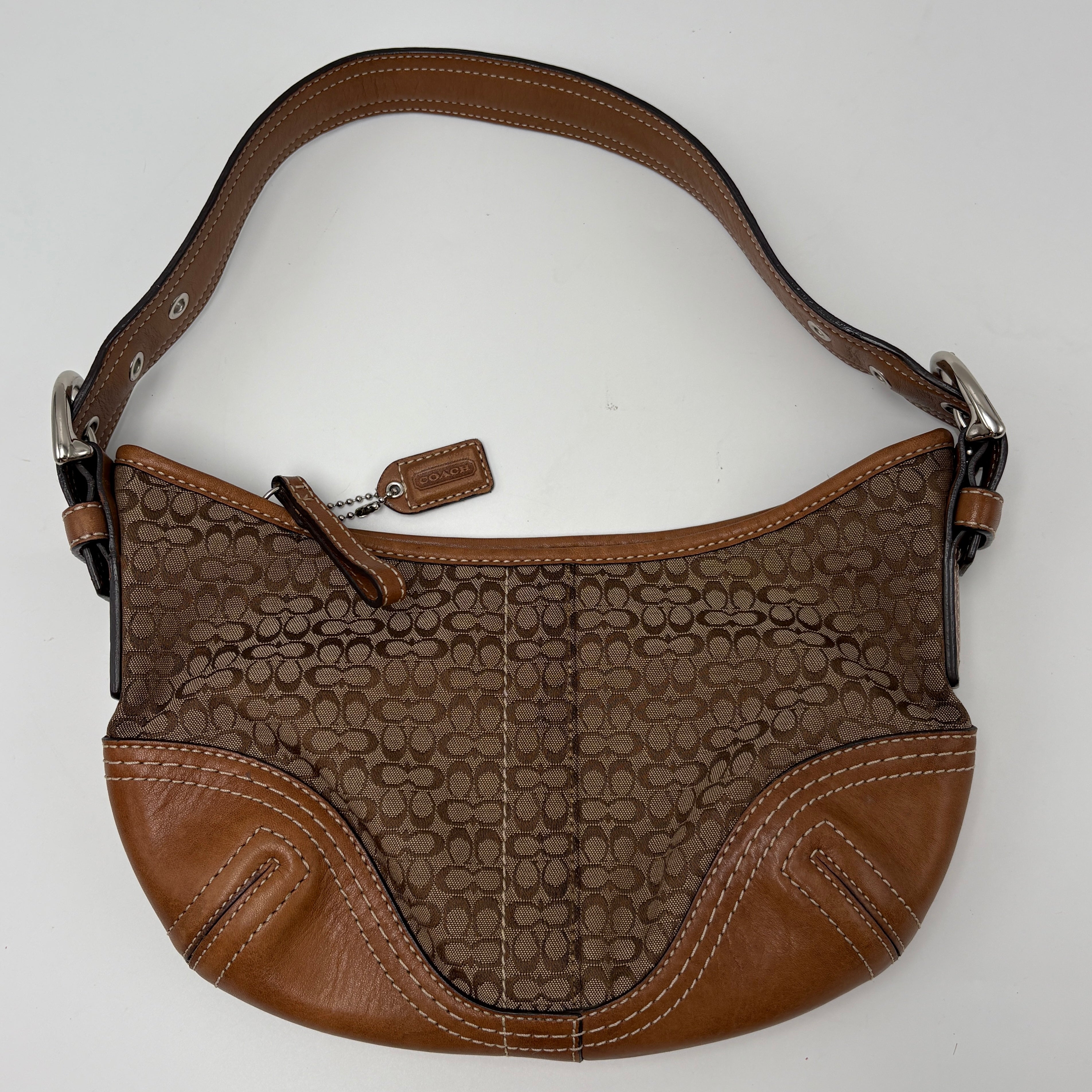 Coach signature shoulder bag