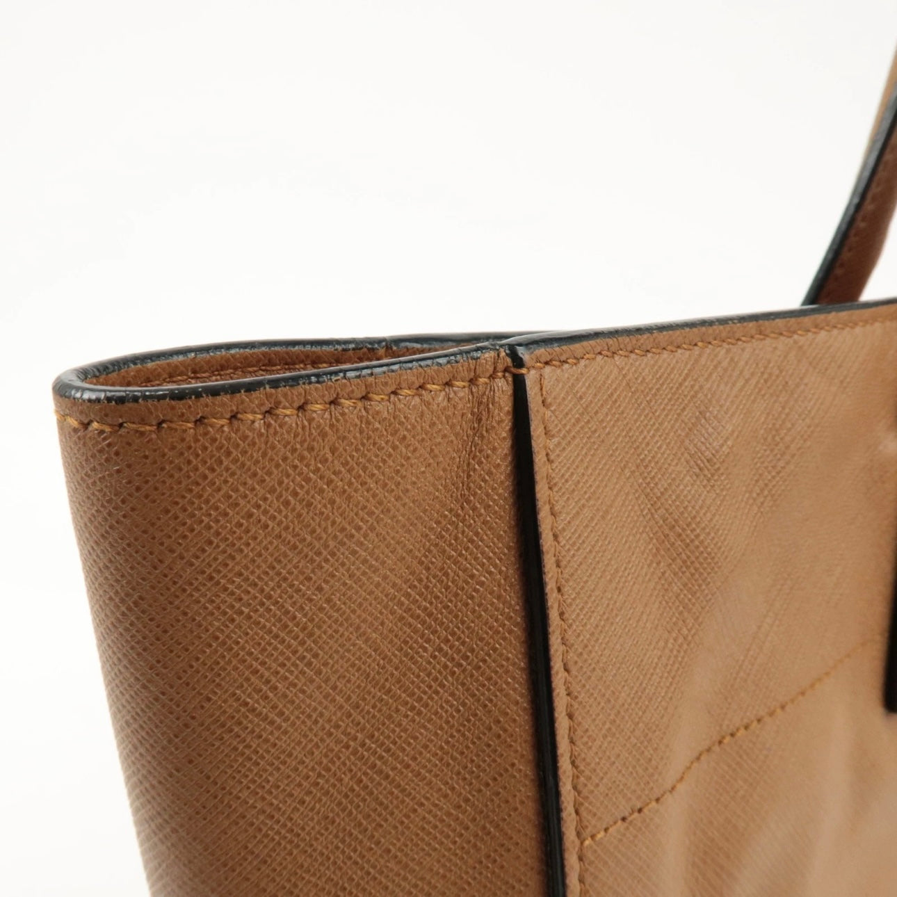 PRADA 2 way bag - Brown, Leather