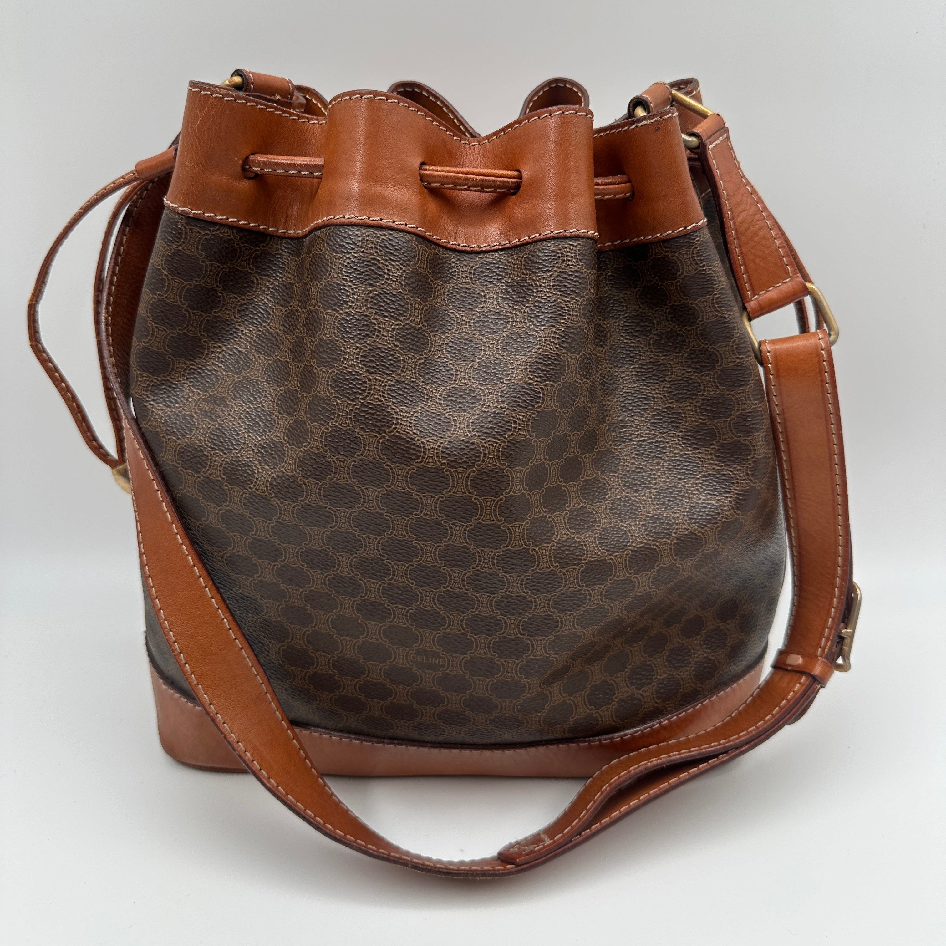 Macadam Bucket Shoulder Bag