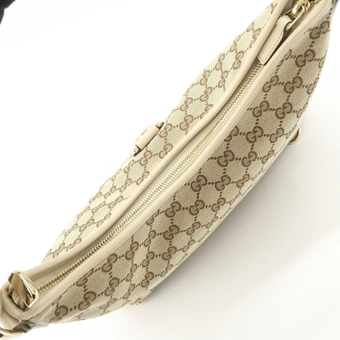 Gucci Abbey Shoulder Bag - Beige, Canvas