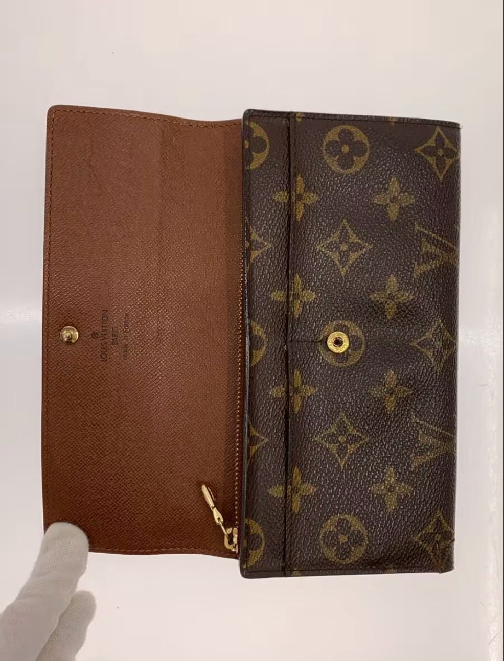 Louis Vuitton International Tri-fold Wallet - Brown, Leather, PVC