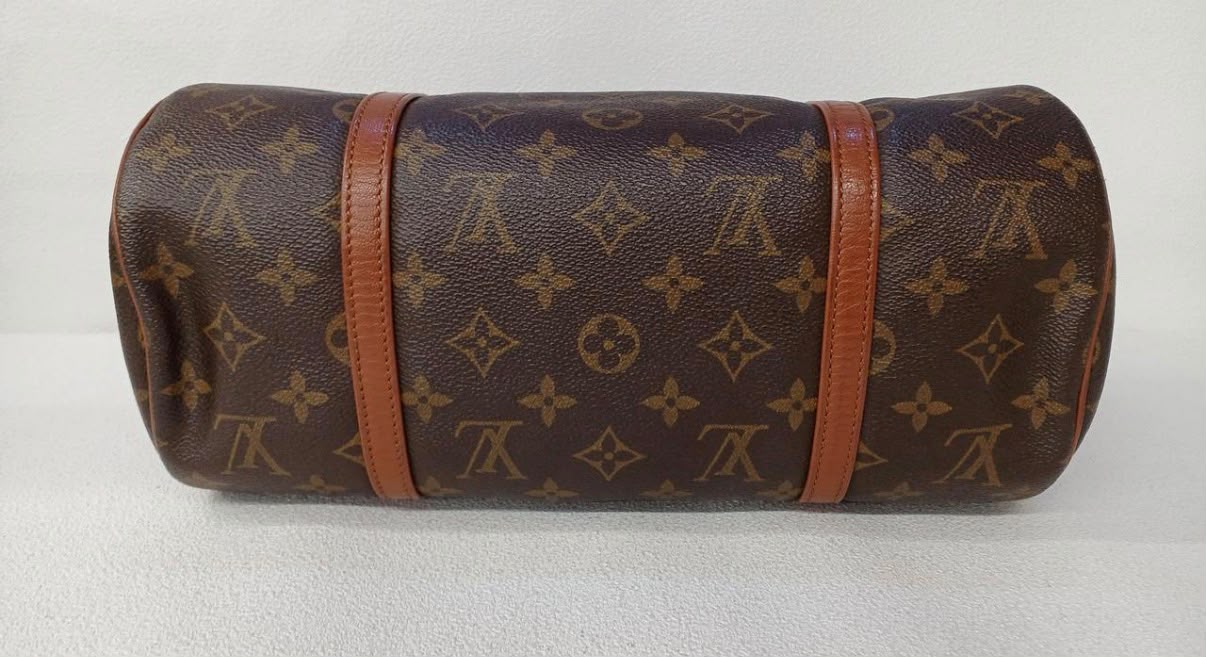 Louis Vuitton Monogram Papillon 30 Hand Bag - Brown, Monogram Canvas, Nume Leather
