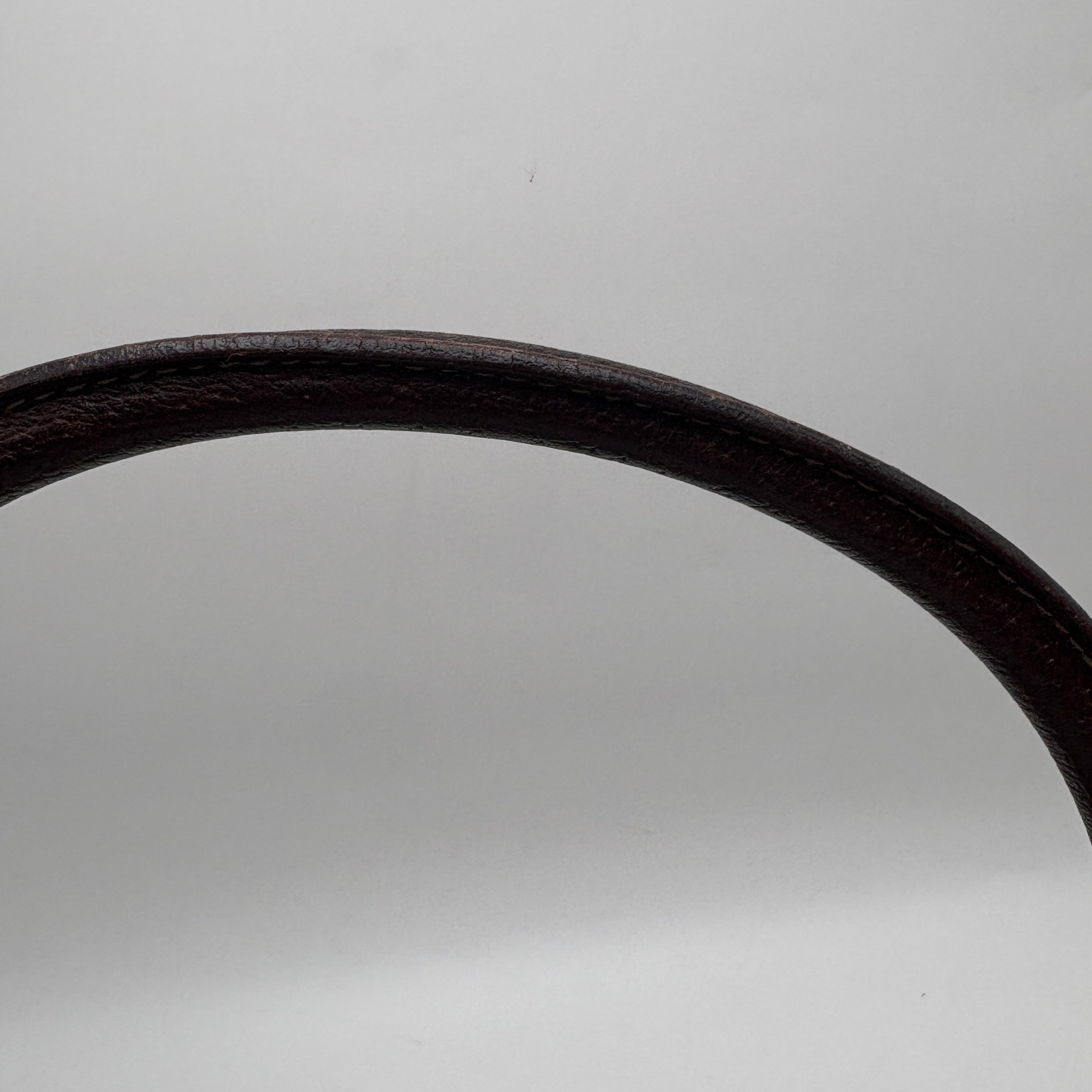 GUCCI ABBEY GG CANVAS LEATHER SHOULDER BAG