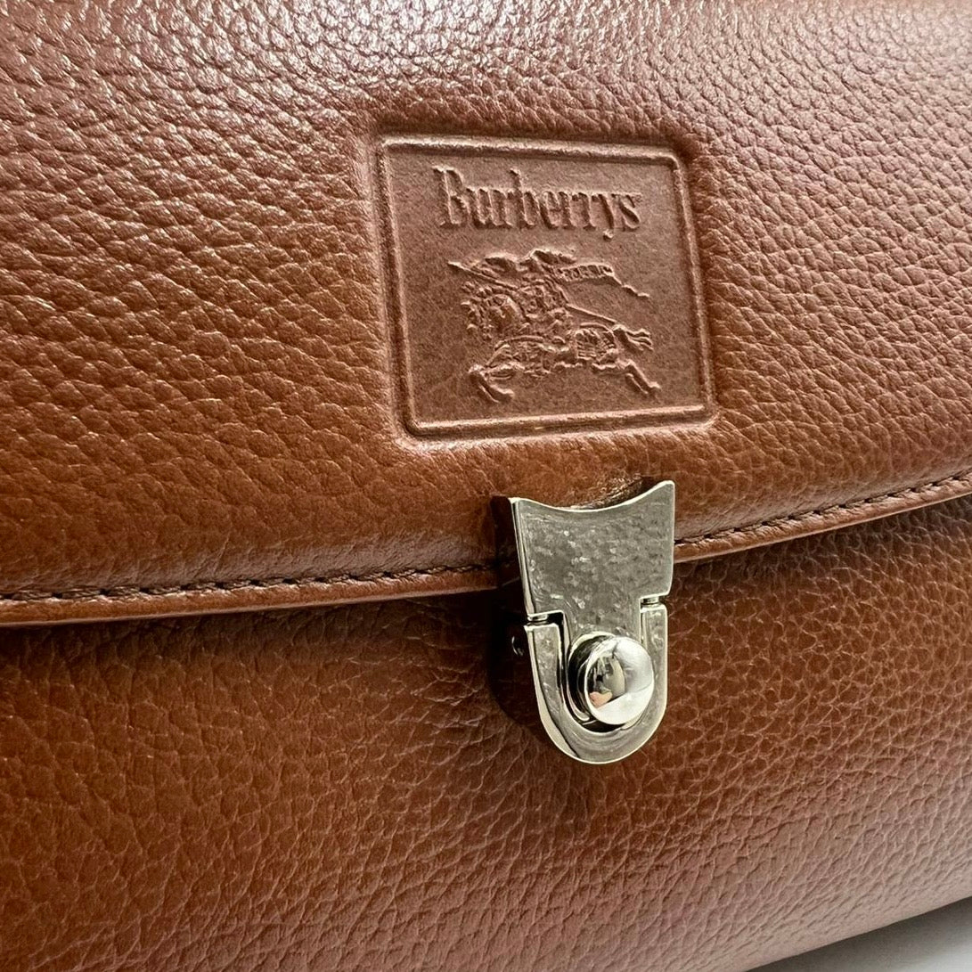 Burberry Leather Hand Bag