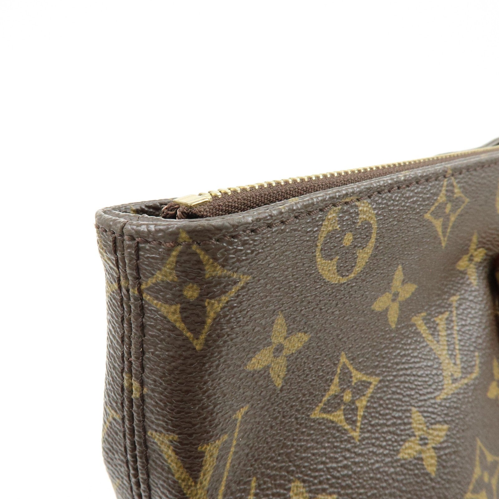 Louis Vuitton Monogram Cabas Mezzo Tote Bag - Brown, Monogram Canvas