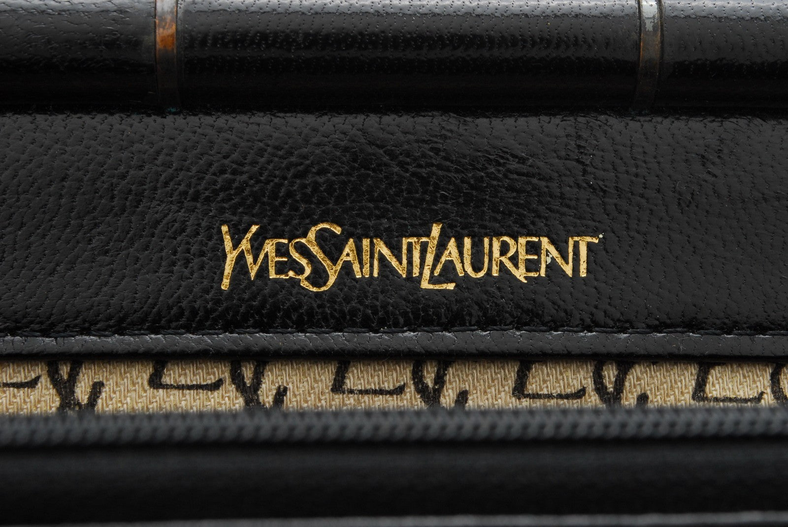Saint Laurent Yves Clutch Bag - Black, Leather