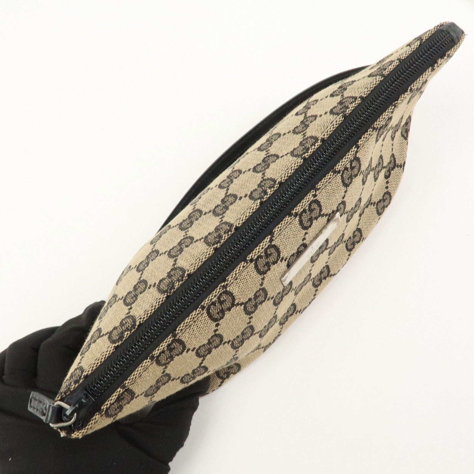 Gucci Boat Hand Bag - Beige, Canvas