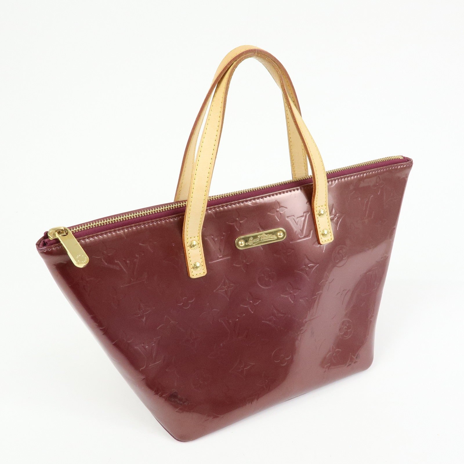 Louis Vuitton Monogram Vernis Bellevue PM Hand Bag Violet