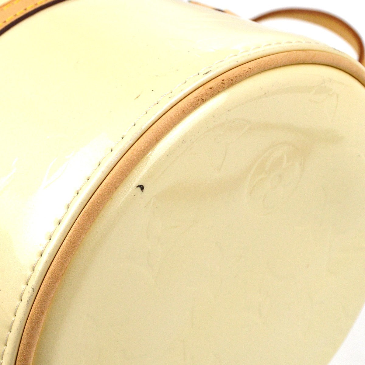 Louis Vuitton Bedford Handbag - White, Patent Leather