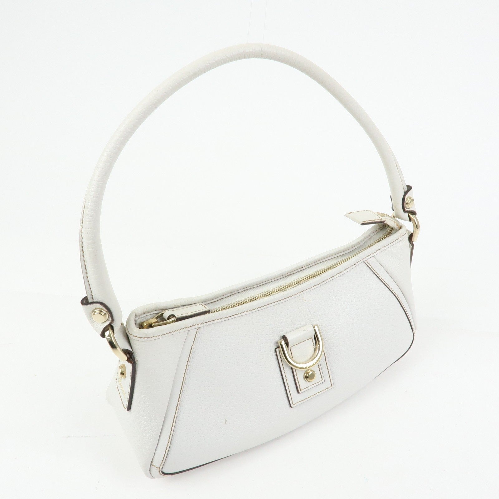 Gucci Abbey Shoulder Bag - White, Leather