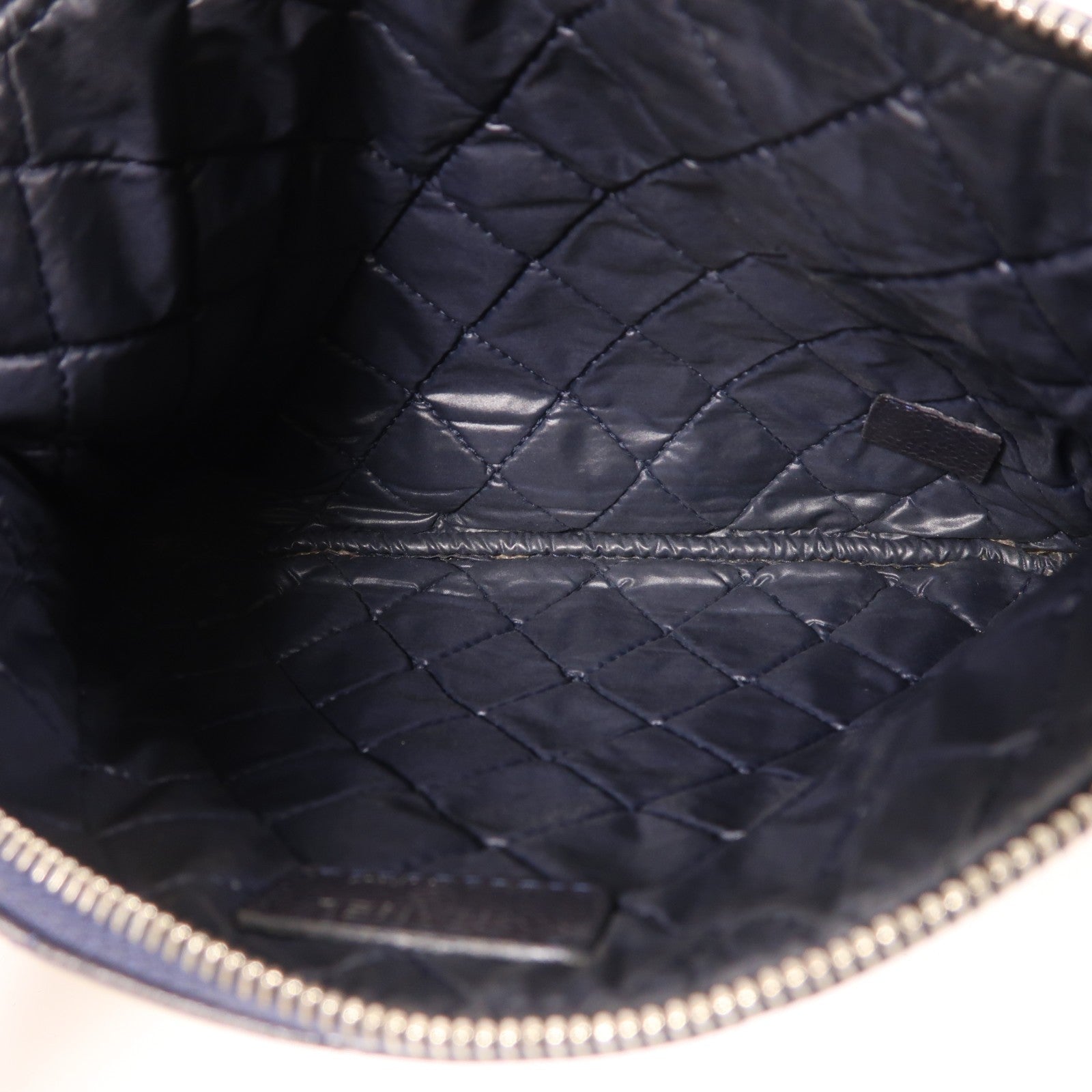 Chanel CC SHW Clutch Bag - Navy, Calfskin Leather