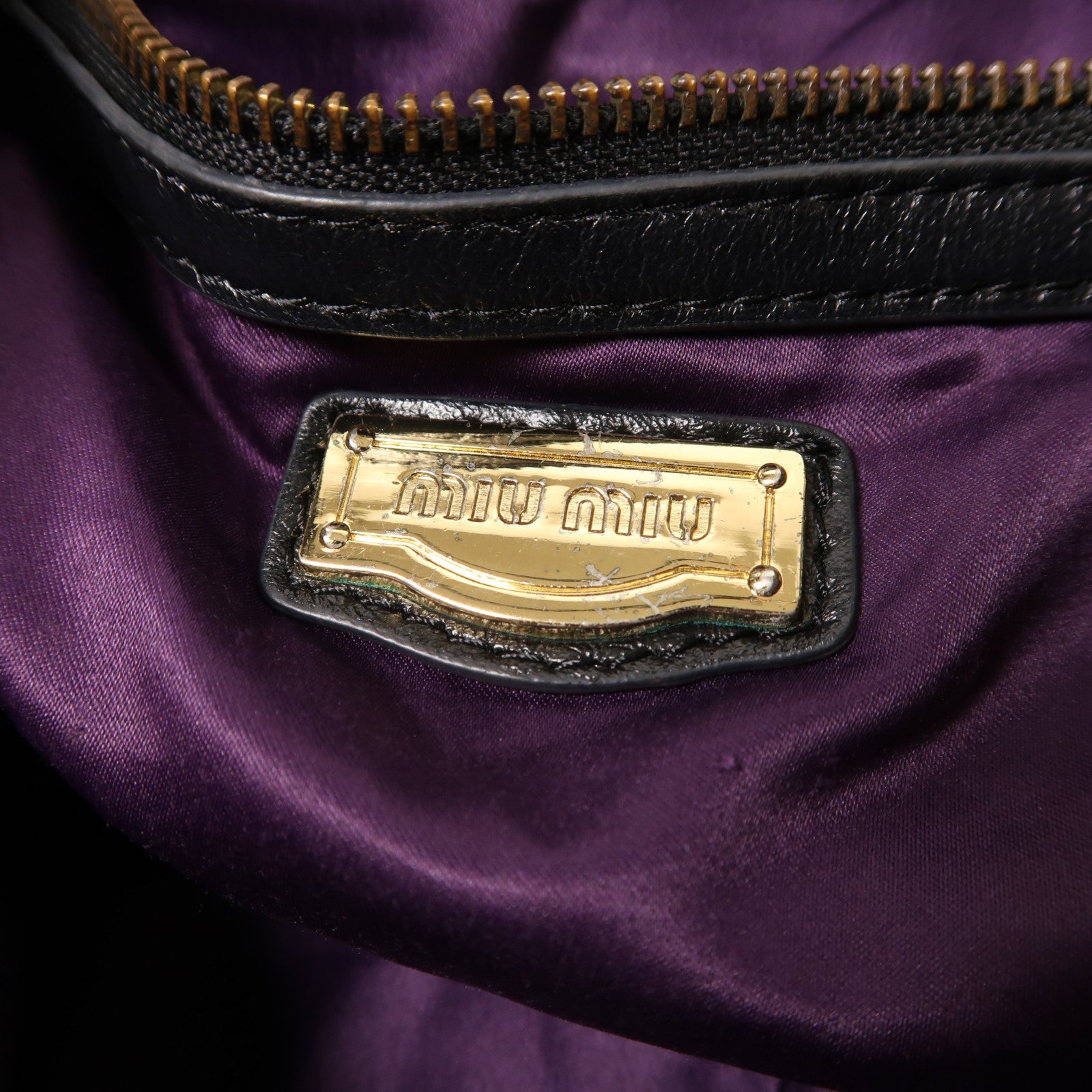 Miu Miu Hand Bag - Black, Calfskin Leather