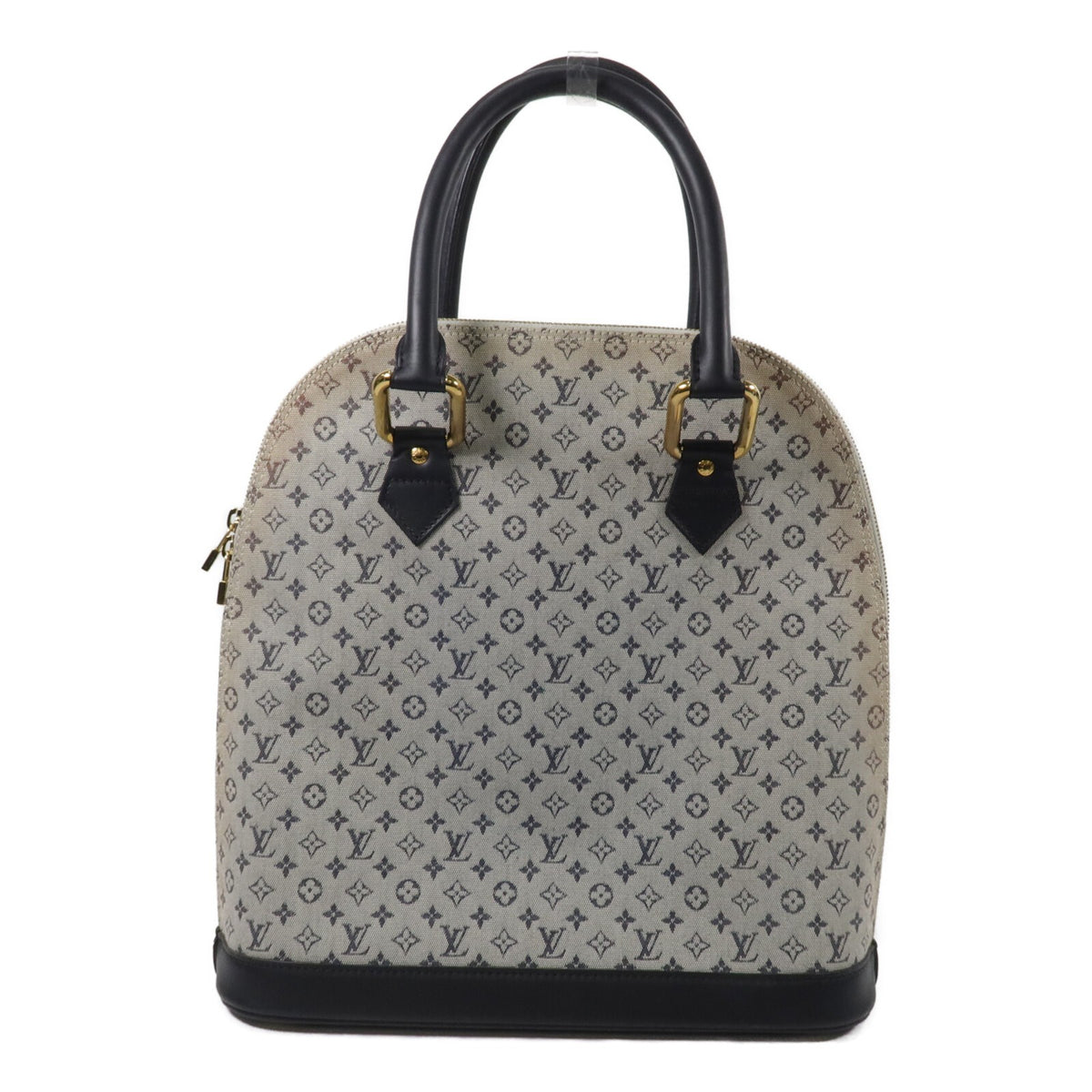Louis Vuitton Alma Haut Handbag - Navy, Canvas