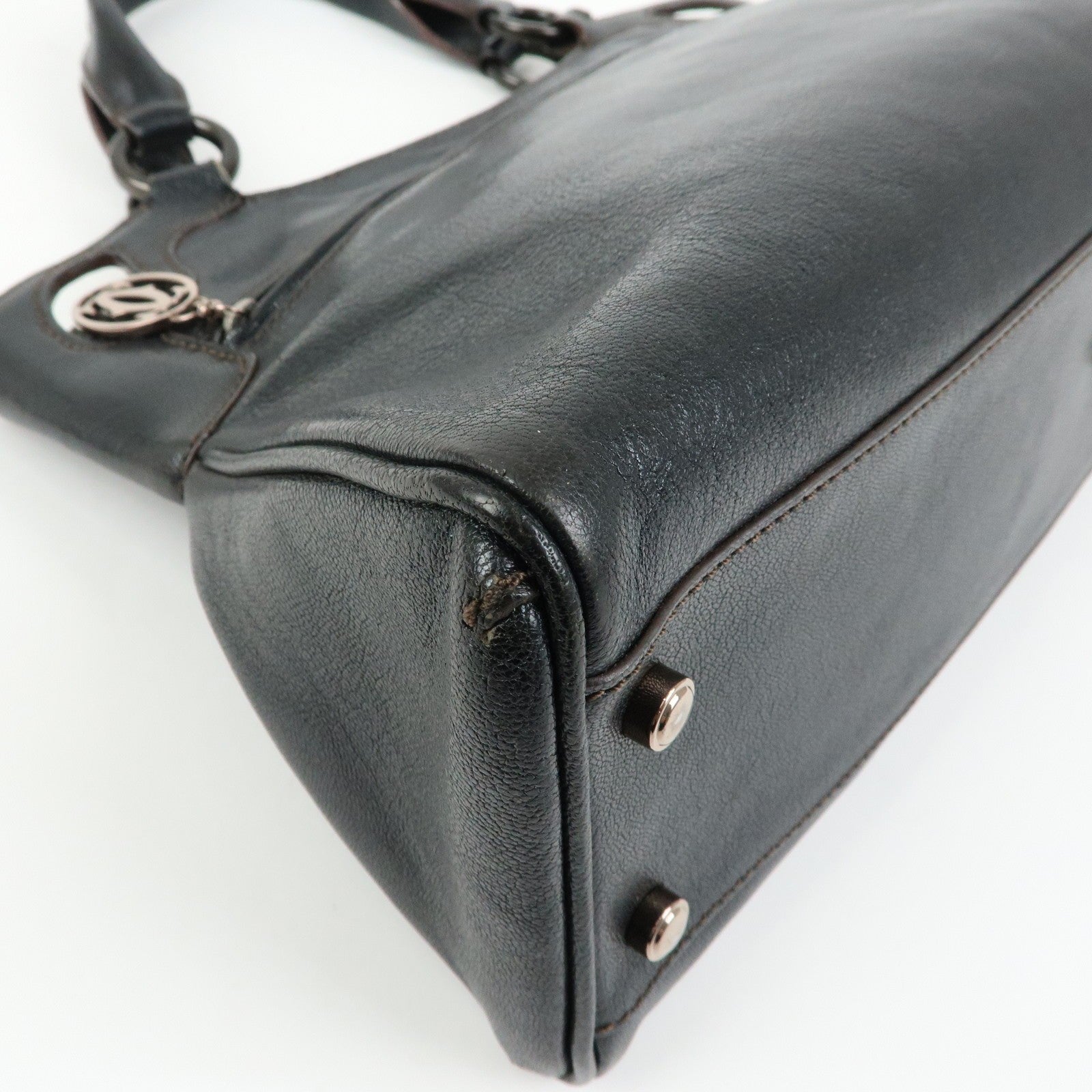 Cartier Marcello de Cartier Hand Bag - Black, Leather
