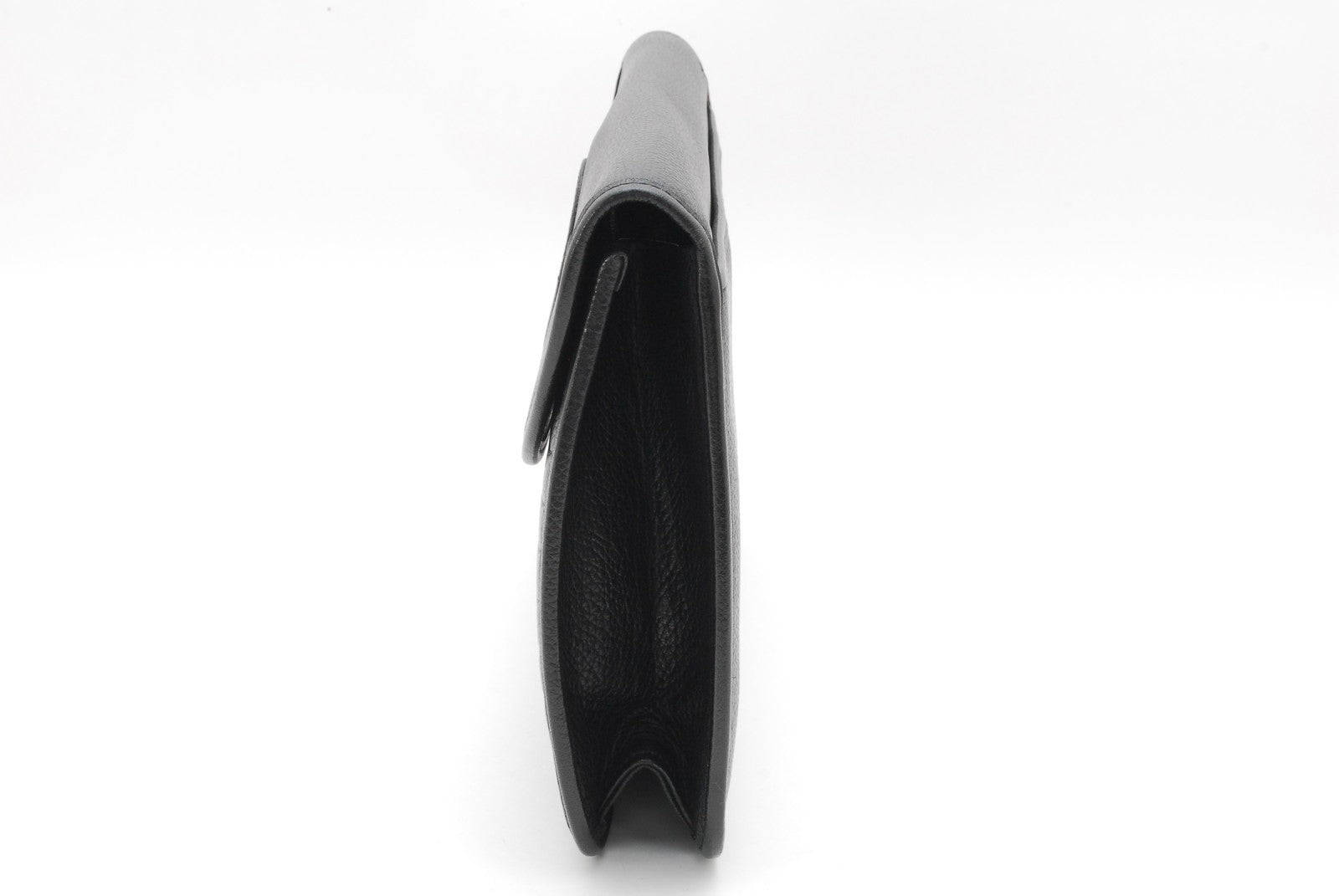 Saint Laurent Yves Stitch Clutch Bag - Black, Leather