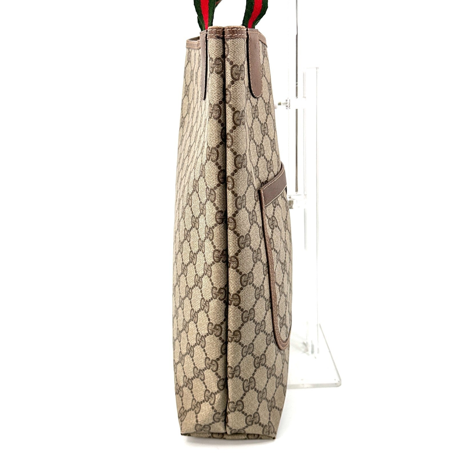 Gucci Sherry Tote Bag - Brown, Leather/PVC