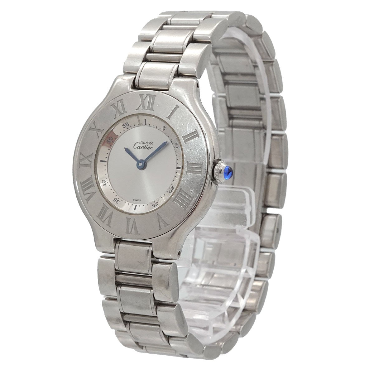 Cartier Must21 W10110T2 Wristwatch - Silver, Stainless steel