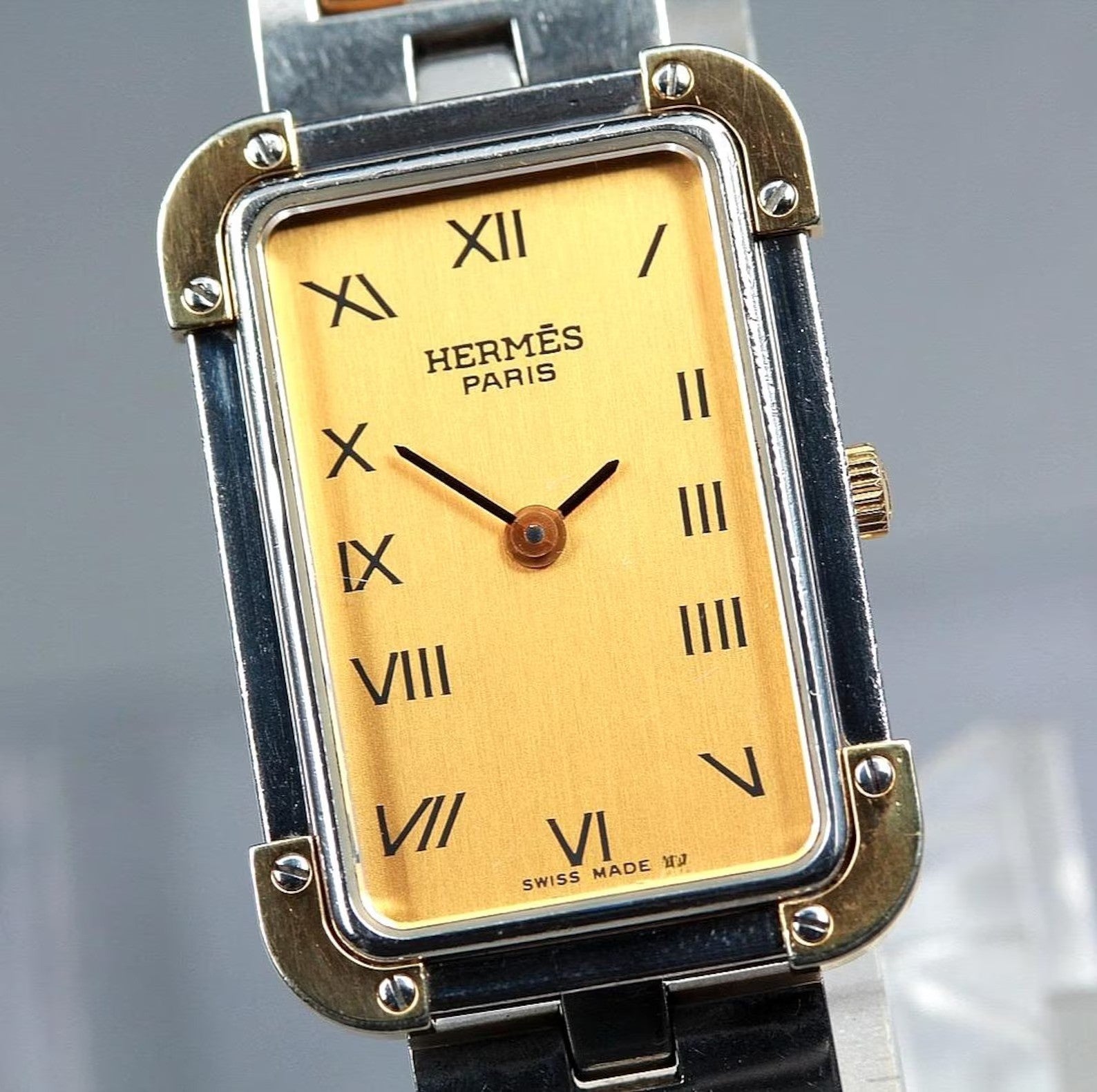 Hermès Croisiere CR1.240 Watch - Gold, Stainless Steel