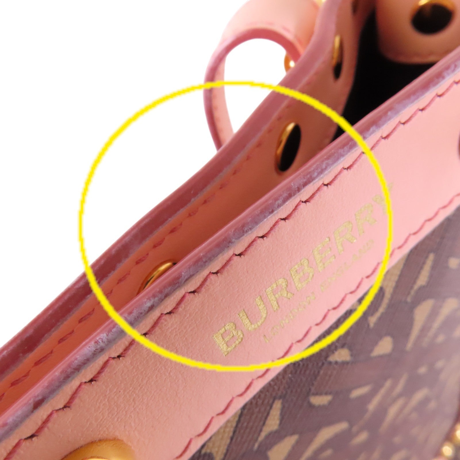 Burberry Tote Bag - Brown, Coated Canvas