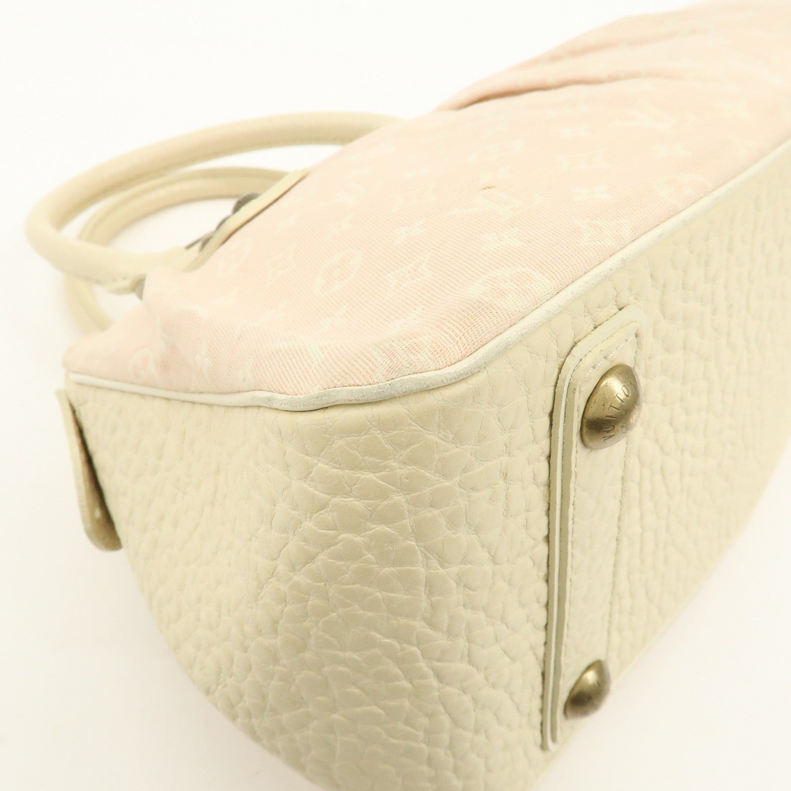 Louis Vuitton Monogram Mini Lin Trapez PM Handbag - Rose, Canvas