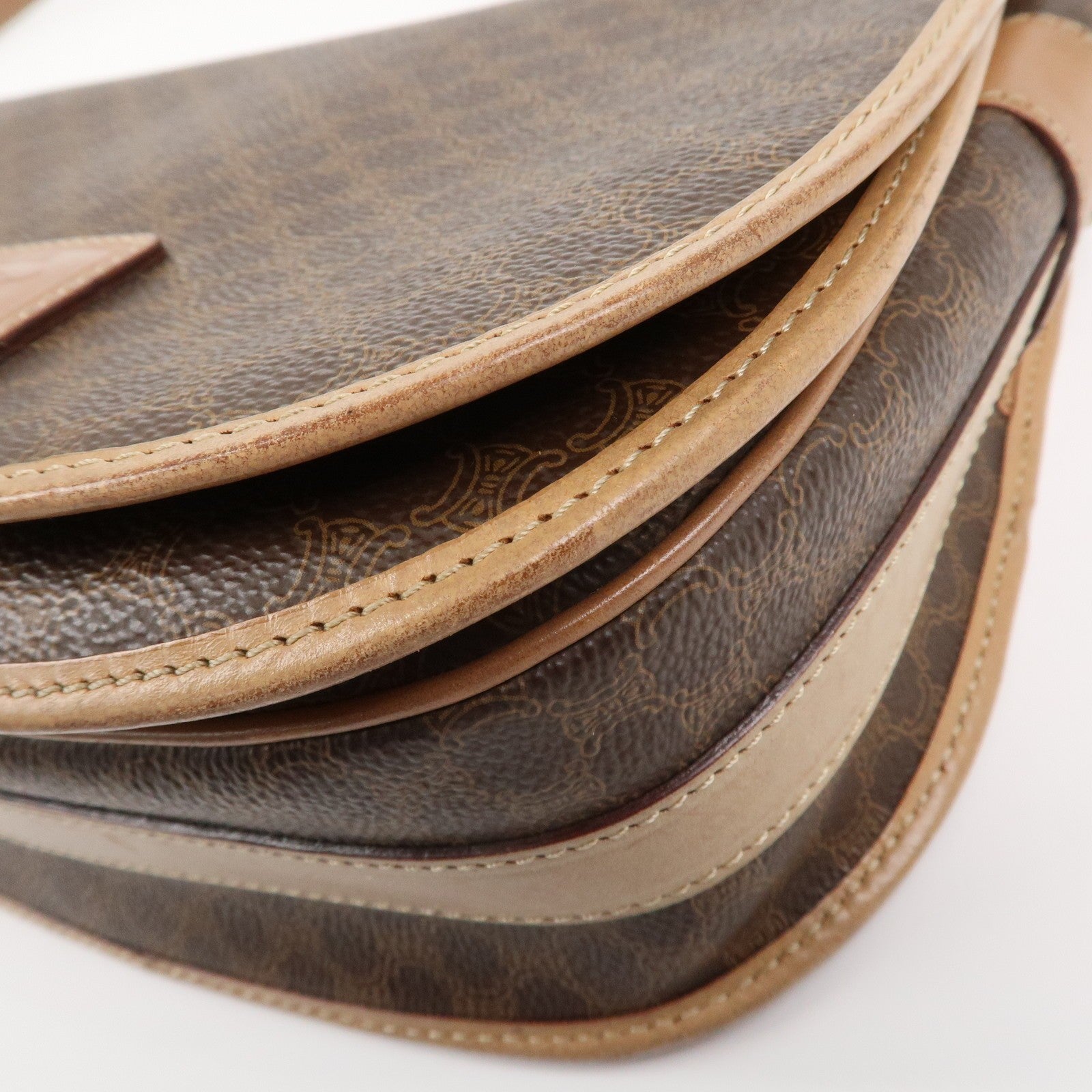 Celine Macadam Shoulder Bag - Brown, PVC