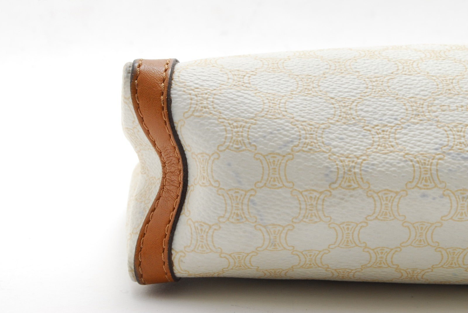 Celine Macadam Clutch Bag - Ivory, PVC Leather