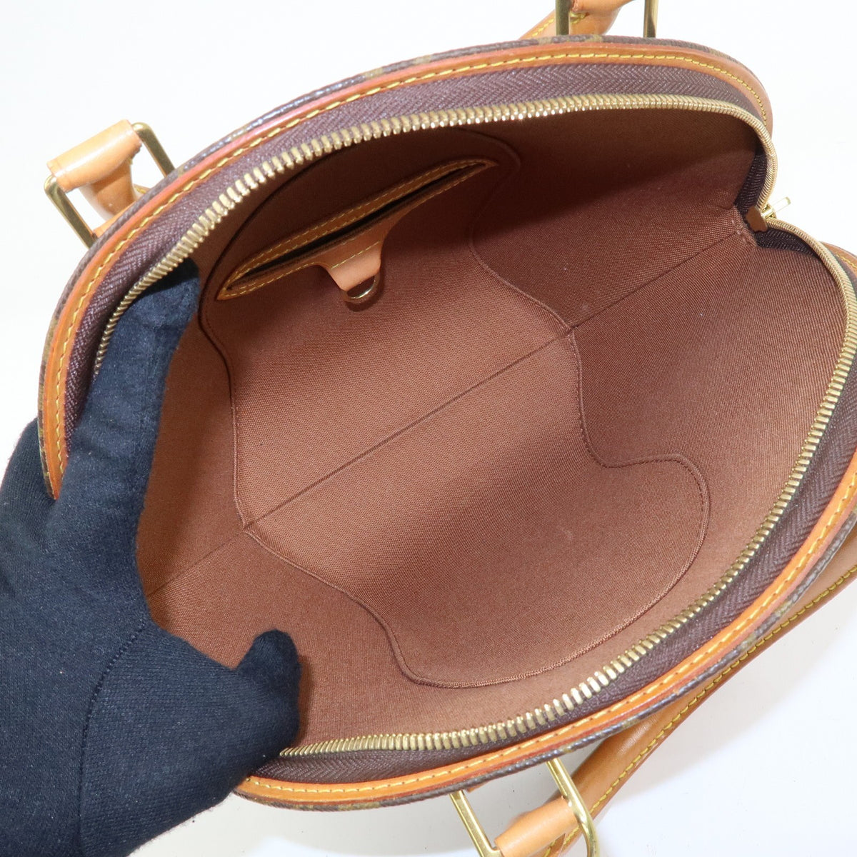 Louis Vuitton Papillon Hand Bag - Brown, Monogram Canvas