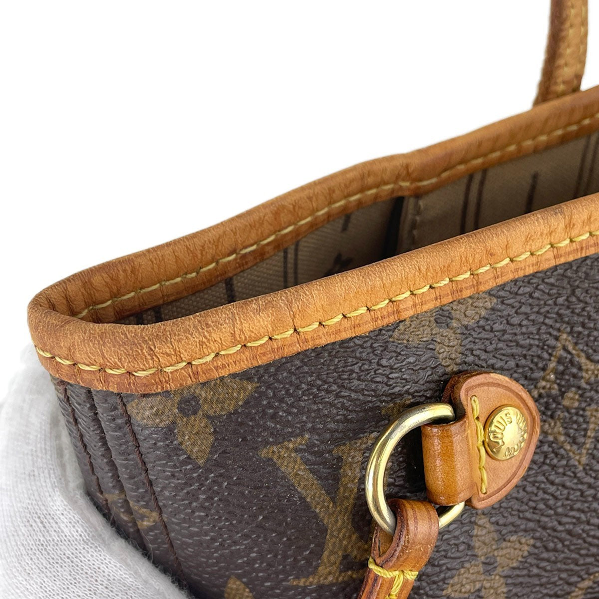 Louis Vuitton Neverfull PM Tote Bag - Brown, Coated Canvas